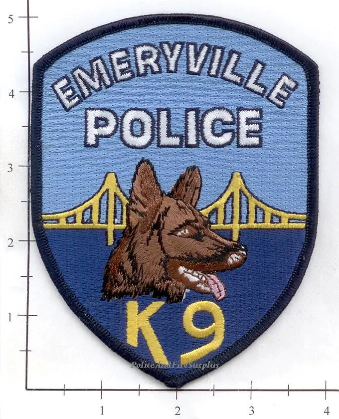 California - Emeryville K-9 Police Dept Patch 1