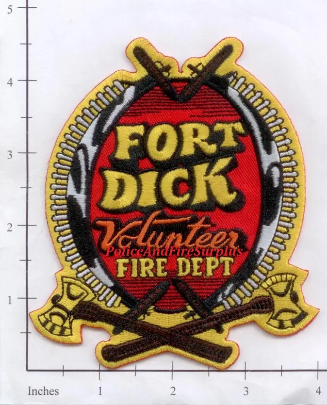 California - Fort Dick Volunteer Fire Dept Patch 1