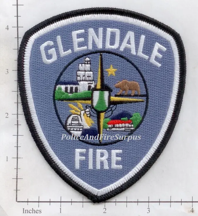 California - Glendale Fire Dept Patch V2 1