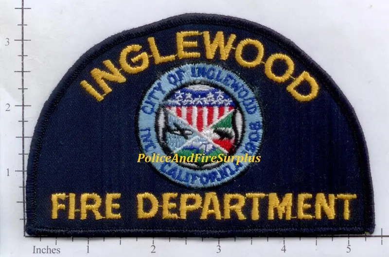 California - Inglewood Fire Dept Patch 1