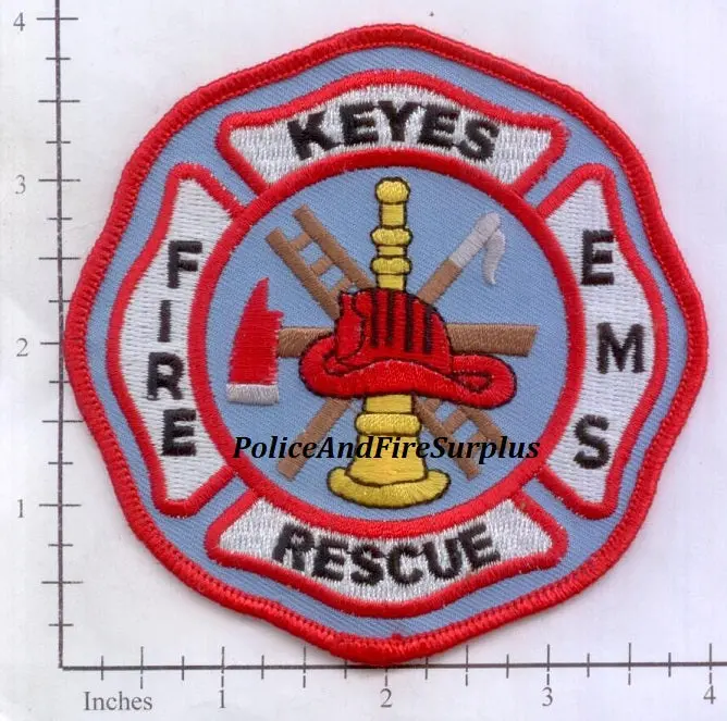 California - Keyes Fire Rescue Ems Patch 1