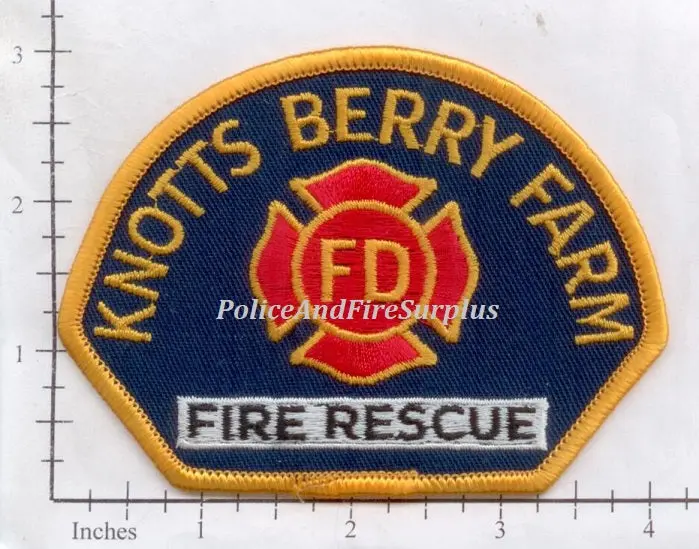 California - Knotts Berry Farm Fire Rescue Patch 1
