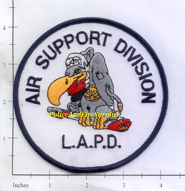 California - Los Angeles Air Support Division Police Dept Patch 1