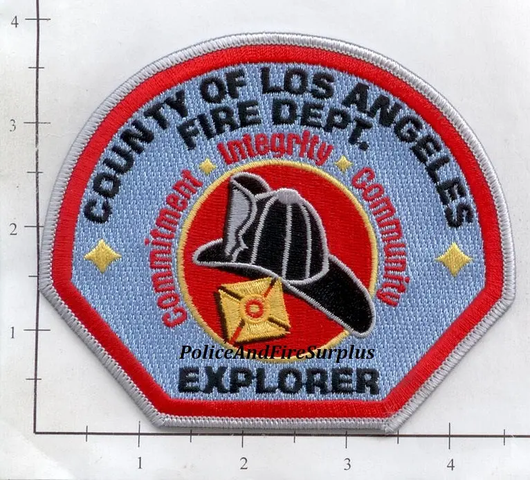 California - Los Angeles County Explorer Fire Dept Patch 1