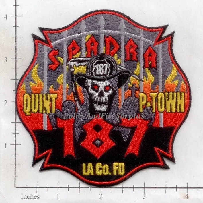 California - Los Angeles County Station 187 Fire Dept Patch 1