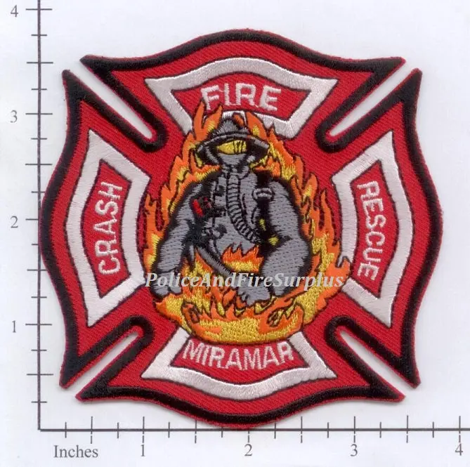 California - Miramar Crash Fire Rescue Fire Dept Patch 1