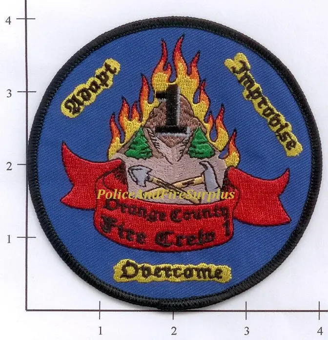 California - Orange County Fire Crew Fire Dept Patch 1