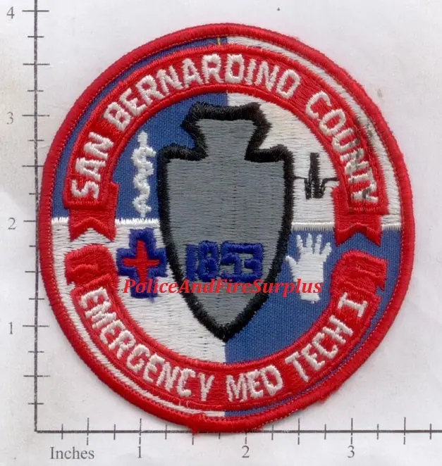 California - San Bernardino County Emergency Medical Tech I Patch 1