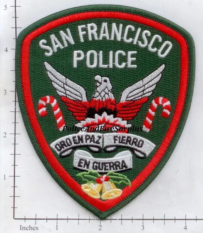California - San Francisco Police Patch Christmas 1