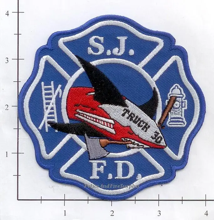 California - San Jose Truck 30 Fire Dept Patch 1
