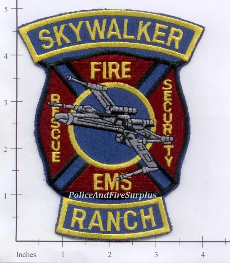 California - Skywalker Ranch Fire Dept Patch V4 1