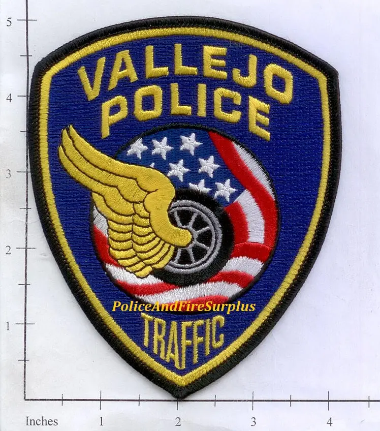 California - Vallejo Traffic Police Dept Patch 1