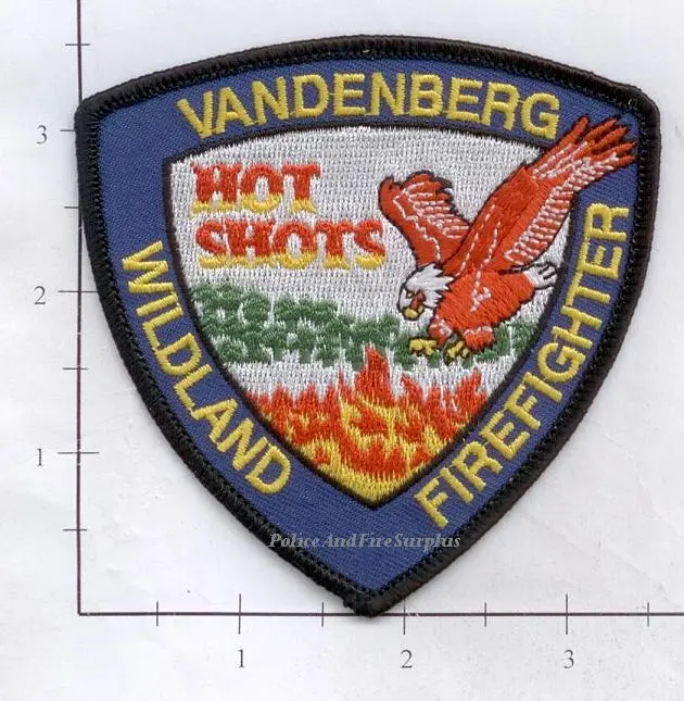 California - Vandenberg Hot-Shots Wildland Fire Dept Patch V2 1