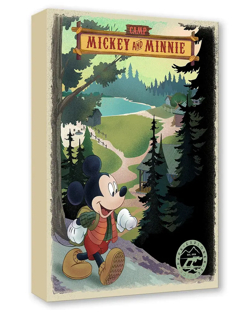 Camp Mickey And Minnie - Treasure On Canvas 1