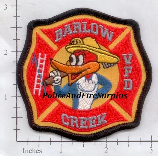 Canada - Barlow Creek Volunteer Fire Dept Patch 1
