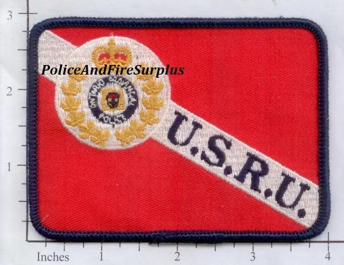 Canada - Ontario Provincial Police Underwater Search And Recovery Unit Police Dept Patch 1