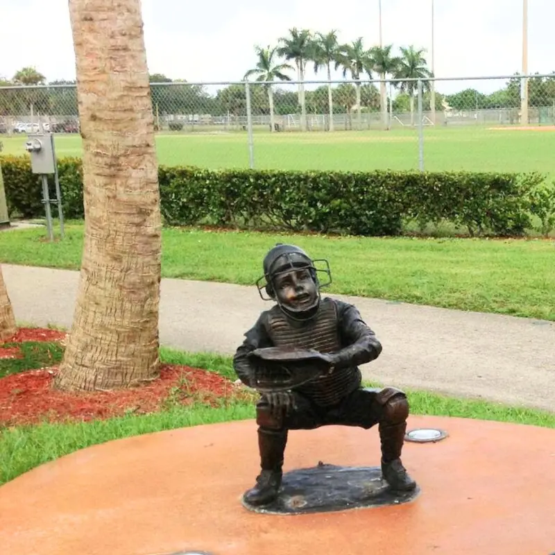 Catcher Dreams Baseball Statue 1
