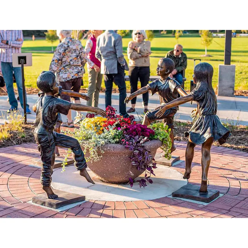 Celebrate Diversity Dance With Me Bronze Statue Set 1