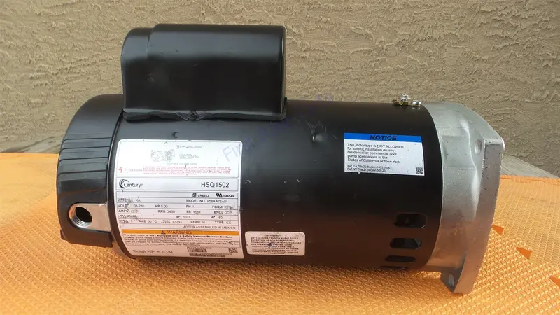Century Hsq1502 Pool Pump Motor Spx3250z1be Sp3240z1me Swimming 5Hp 1