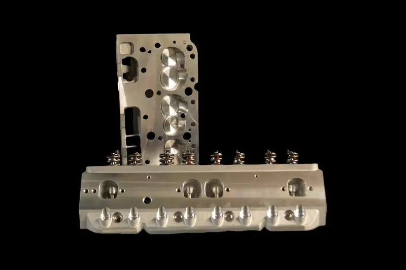 Chevy New Cnc Ported Cylinder Head 350 5.7L V8 Pair - Aluminum, Year:65-99 1