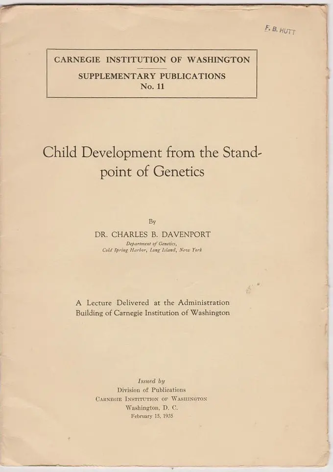 Child Development From The Standpoint Of Genetics 1