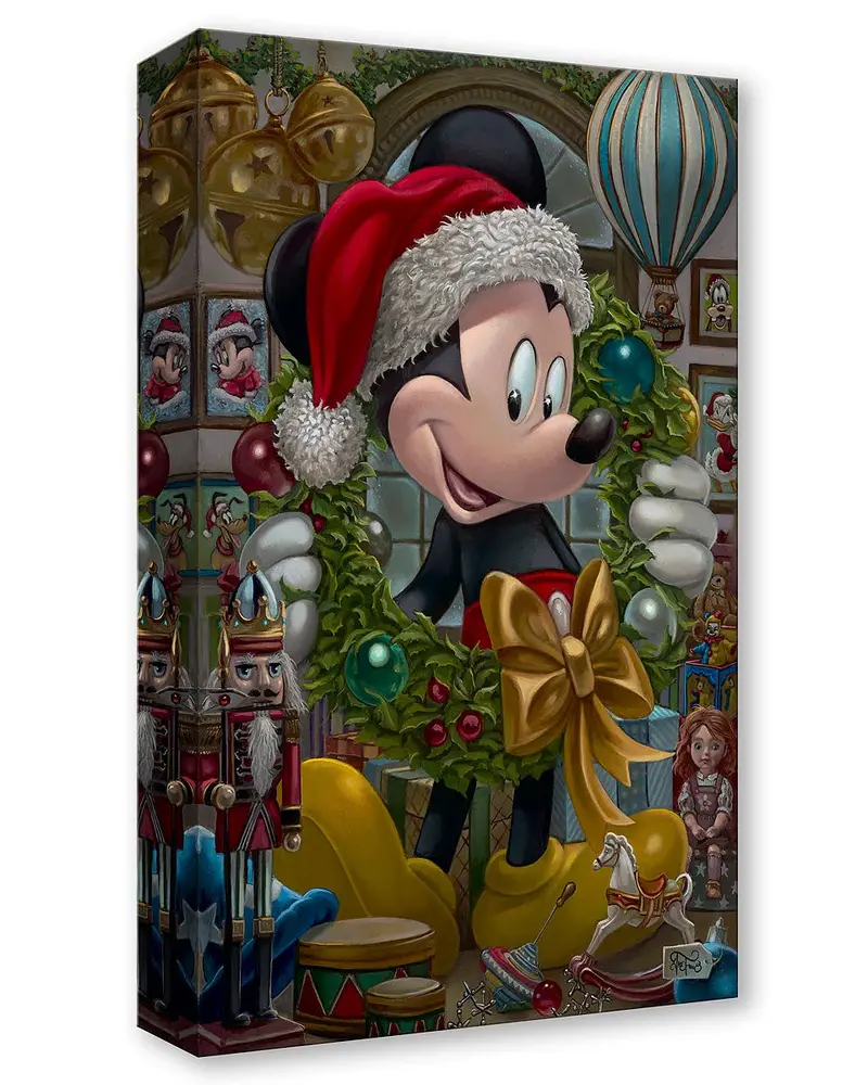 Christmas Mickey - Treasure On Canvas 1