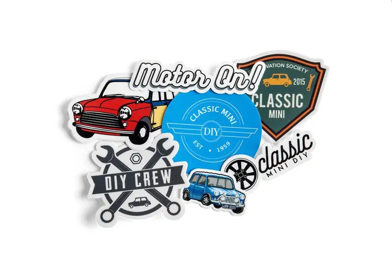 Classic Mini Diy - Complete Sticker Pack 1