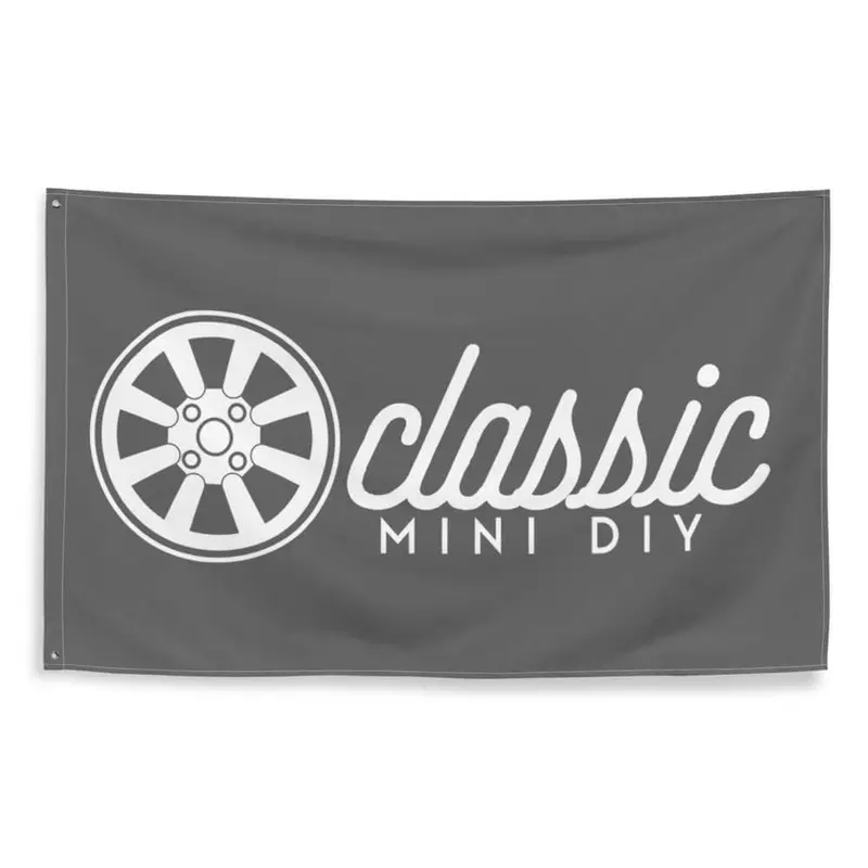 Classic Mini Diy Flag - Grey 1