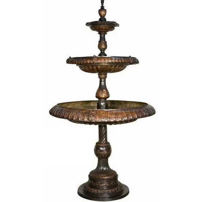 Classic Three-Tier Bronze Fountain 1