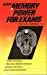 Cliffs Memory Power For Exams (Test Preparation Guides) 1
