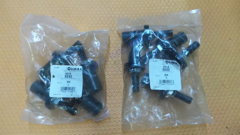 Climax Metal As-5 Motor Shaft Arbor As-4 5/8" Id 1/2" 3Zn17 Wheel Set 1