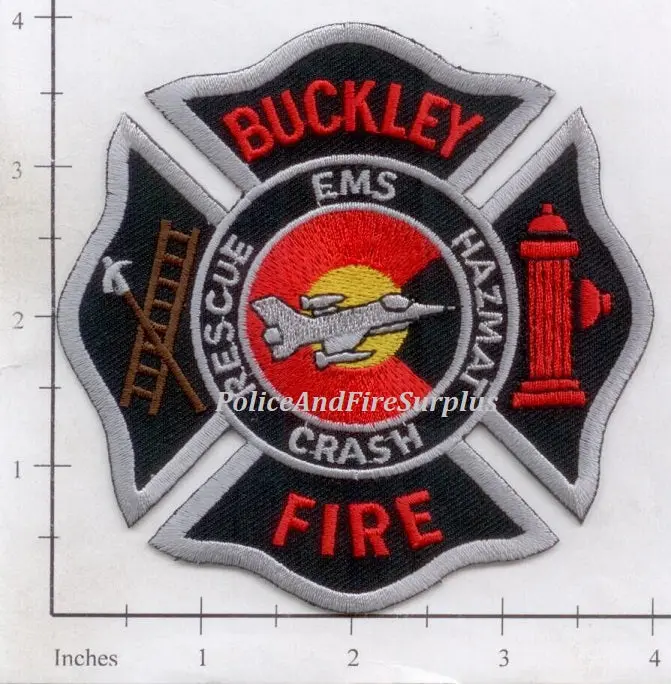 Colorado - Buckley Air Force Base Fire Dept Patch V1 1