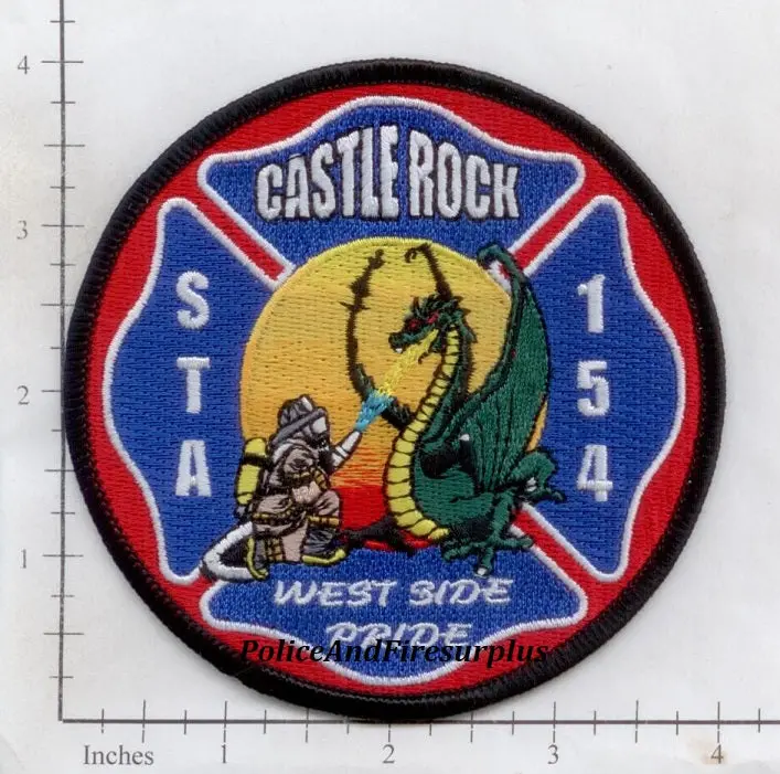 Colorado - Castle Rock Station 154 Fire Dept Patch 1