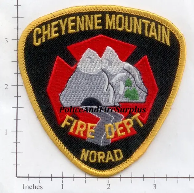 Colorado - Cheyenne Mountain Fire Dept Patch Norad V3 1