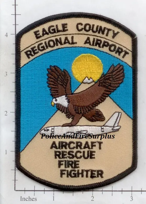 Colorado - Eagle County Regional Airport Rescue Fire Fighter Patch 1