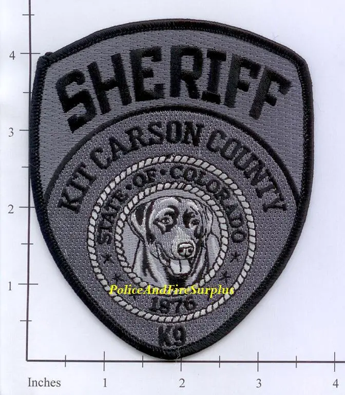 Colorado - Kit Carson County Sheriff Police Dept K-9 Patch 1
