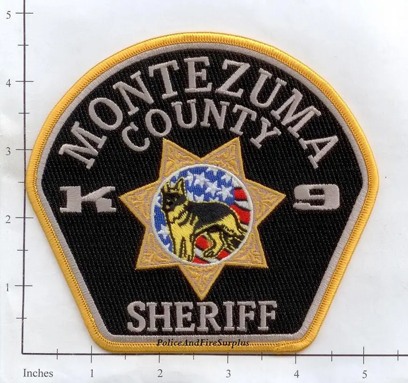 Colorado - Montezuma County Police K-9 Patch 1