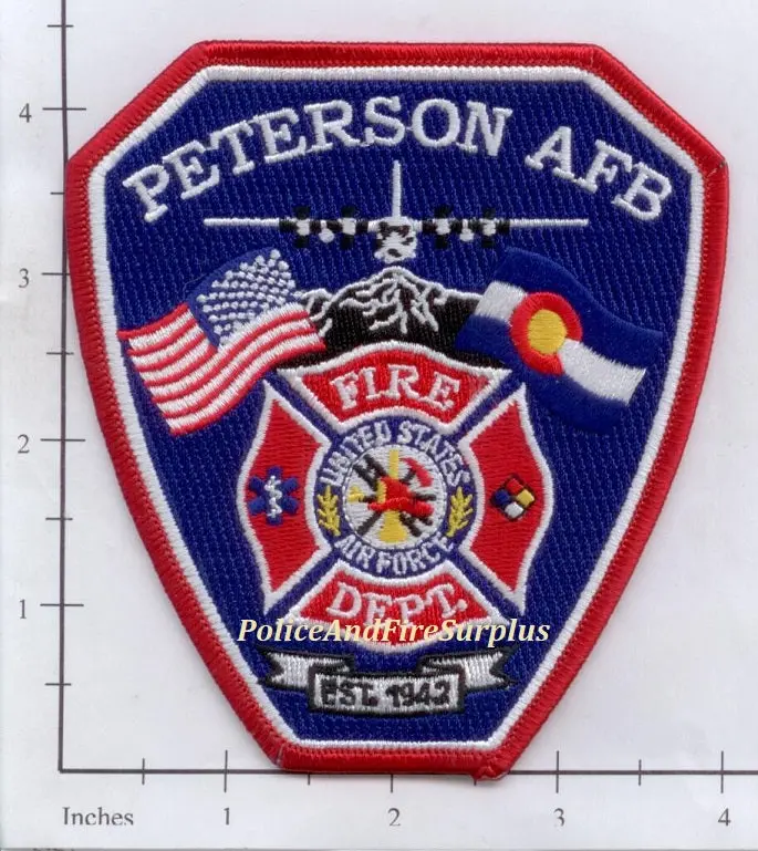Colorado - Peterson Air Force Base Fire Dept Patch 1