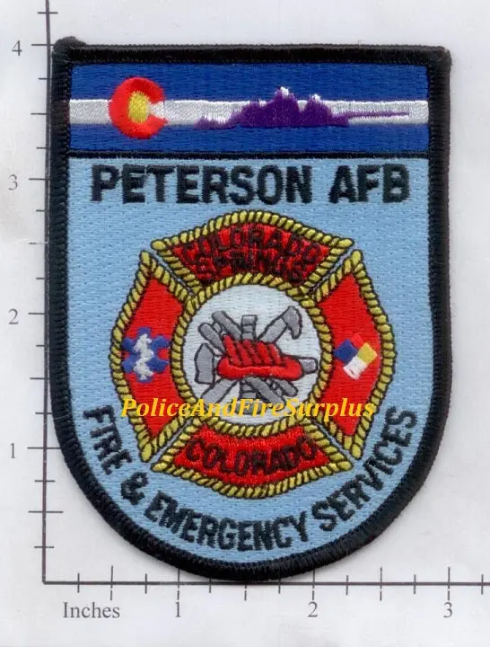 Colorado - Peterson Air Force Base Fire Dept Patch V2 1
