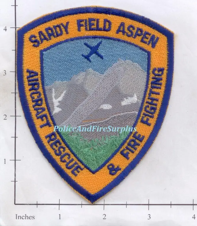 Colorado - Sardy Field Aspen Aircraft Rescue & Fire Fighting Patch 1