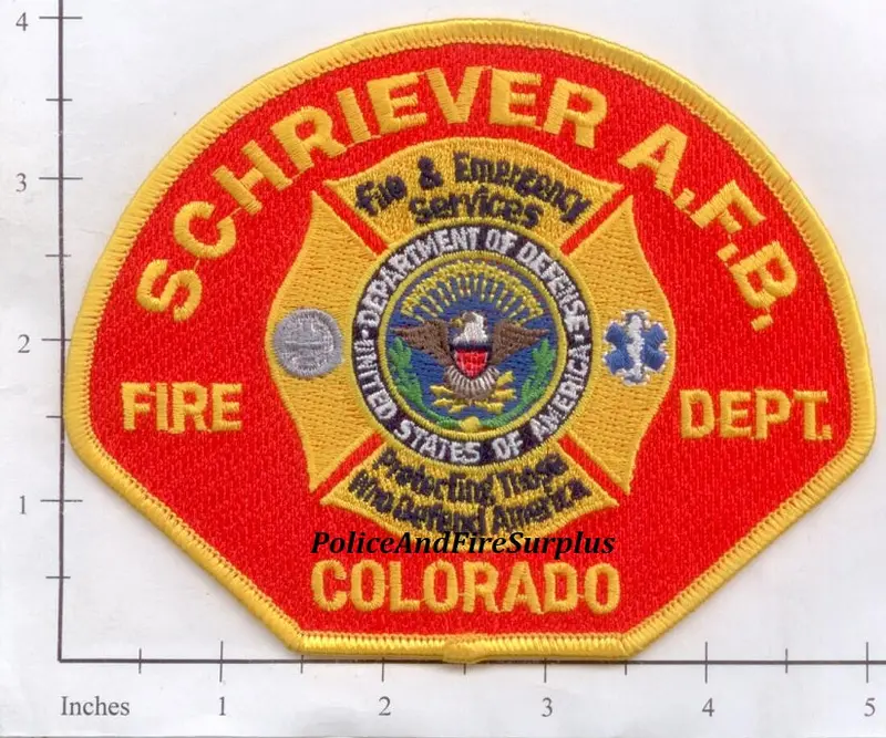 Colorado - Schriever Air Force Base Fire Dept Patch V2 1