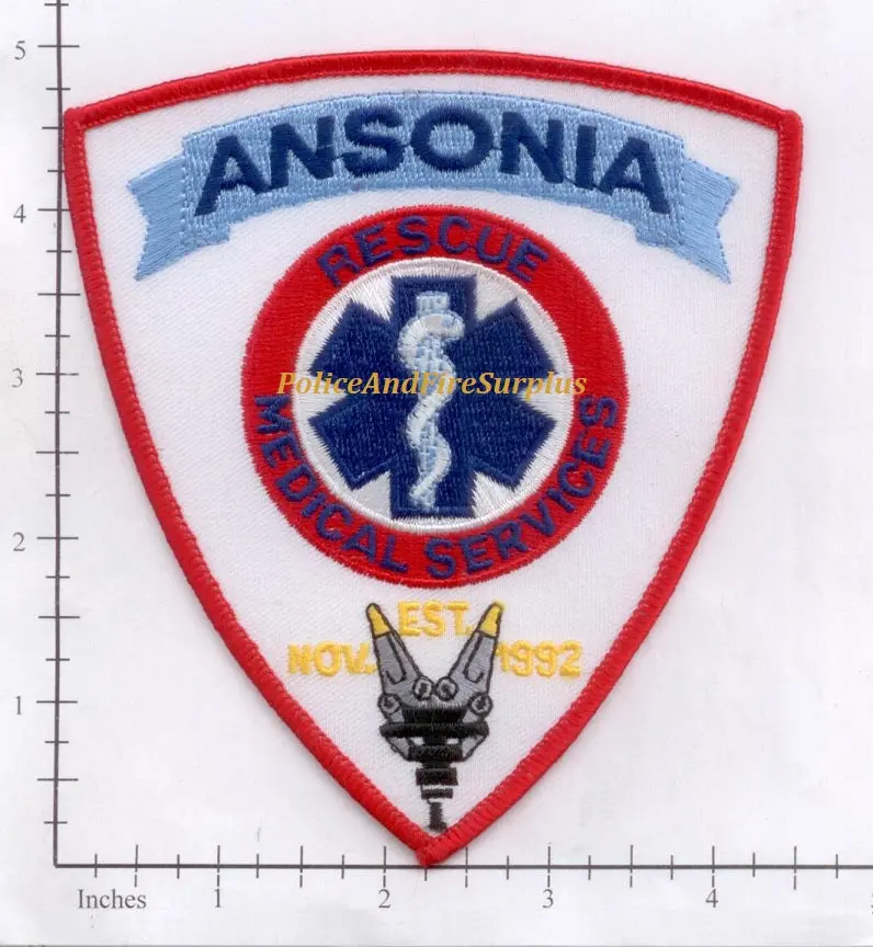 Connecticut - Ansonia Rescue Medical Services Patch 1