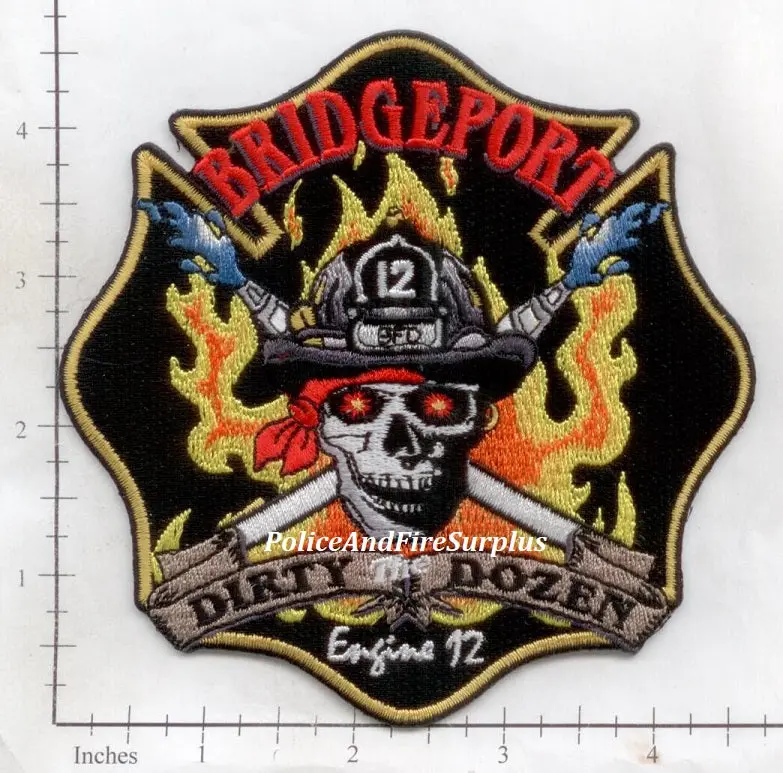 Connecticut - Bridgeport Engine 12 Fire Dept Patch 1