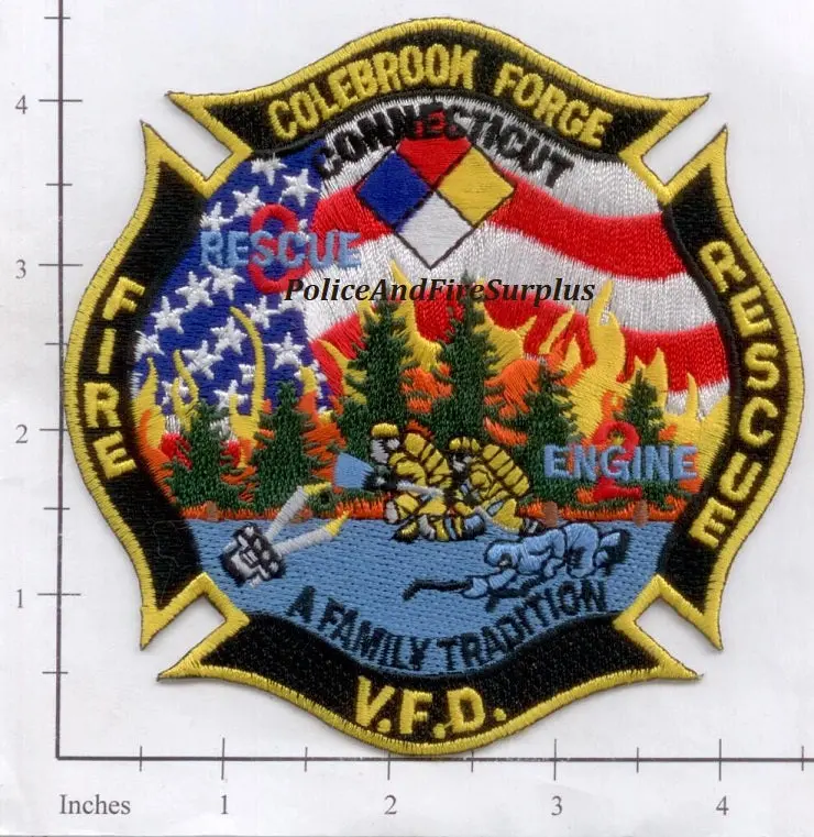 Connecticut - Colebrook Forge Volunteer Fire Dept Patch 1