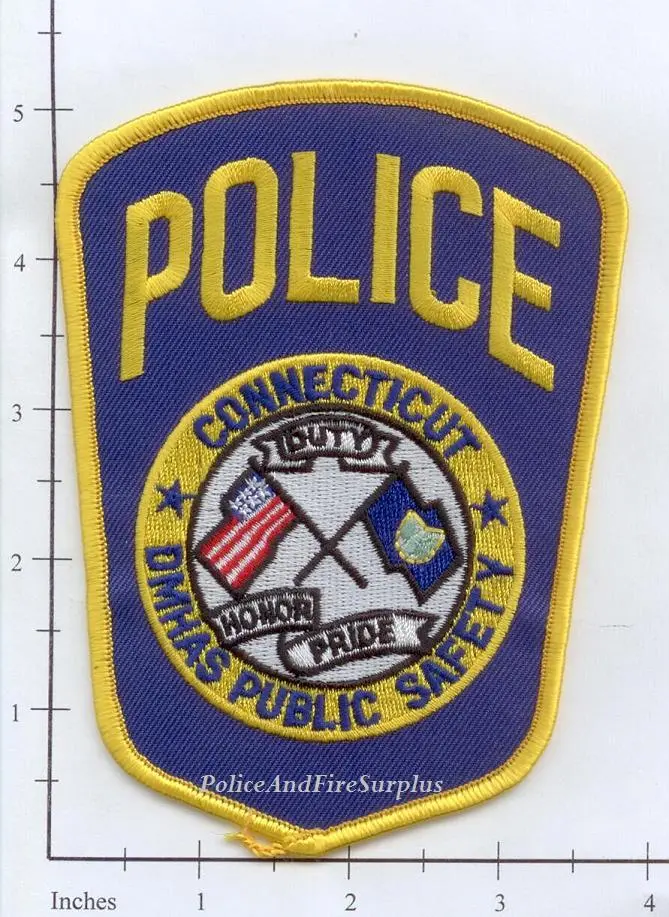 Connecticut - Connecticut Dept Of Mental Health And Addiction Services Public Safety Police Patch 1