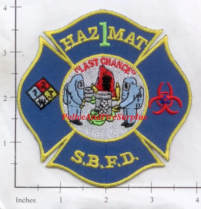 Connecticut - Connecticut Submarine Base Haz Mat 1 Fire Dept Patch 1