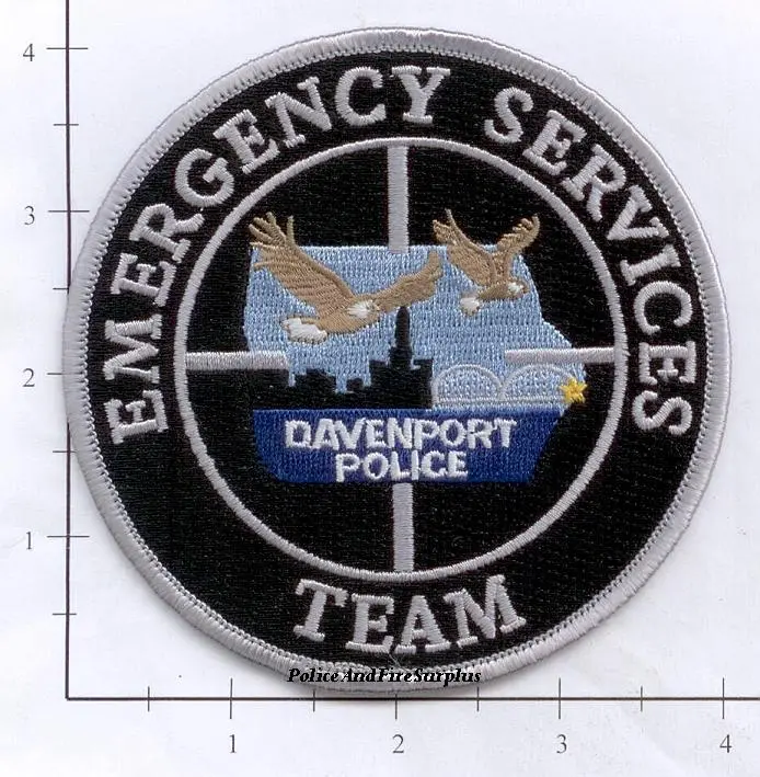 Connecticut - Davenport Emergency Services Team Police Dept Patch V1 1