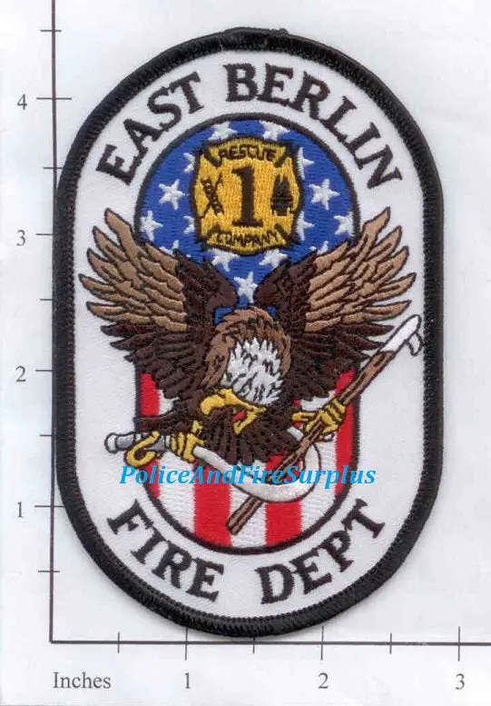 Connecticut - East Berlin Rescue 1 Fire Dept Patch 1