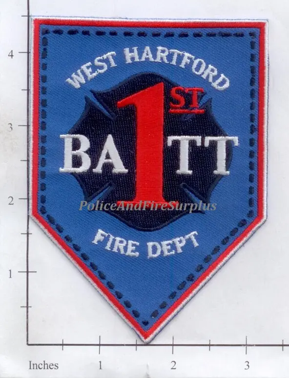Connecticut - Hartford Battlion 1 Fire Dept Patch V1 1