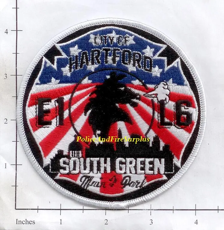 Connecticut - Hartford Engine  1 Ladder 6 Fire Dept Patch V3 1